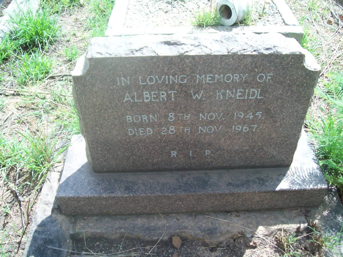 KNIEDL Albert W. 1945-1967