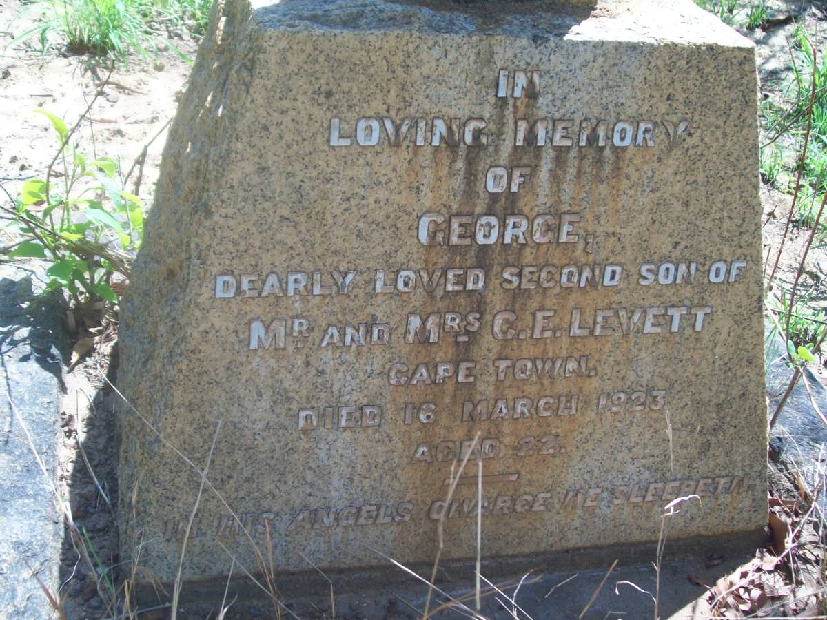LEVETT George -1923