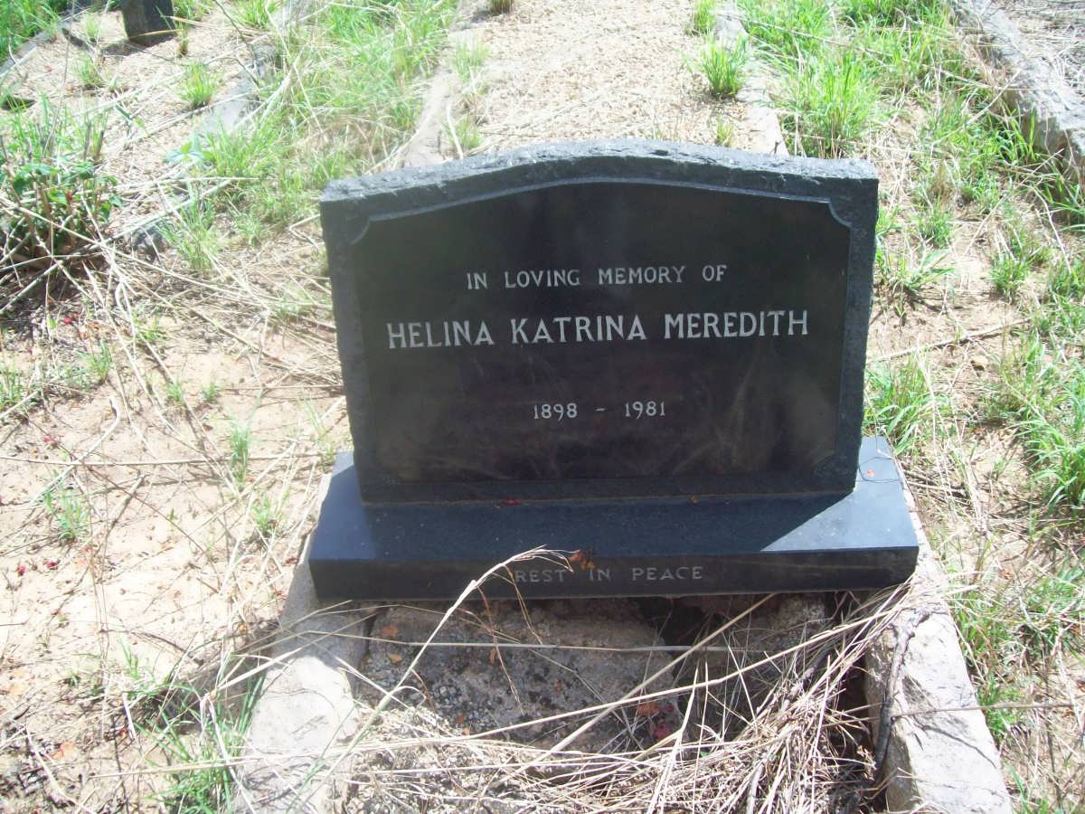 MEREDITH Helina Katrina 1898-1981