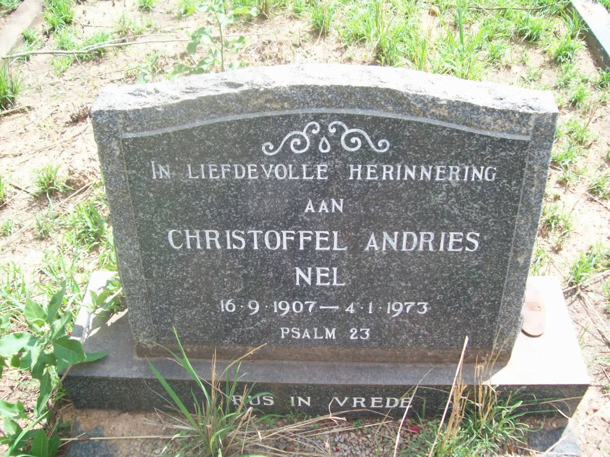 NEL Christoffel Andries 1907-1973