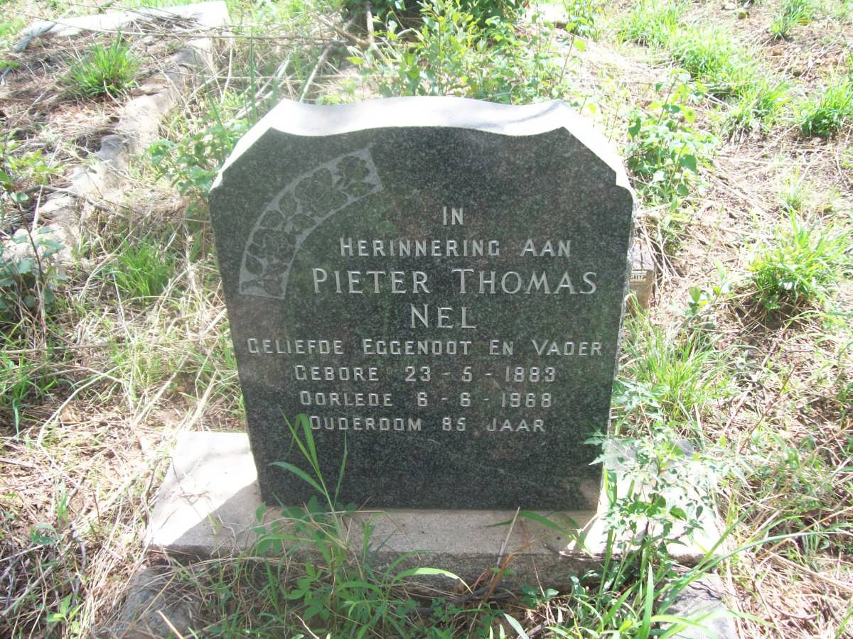 NEL Pieter Thomas 1883-1968