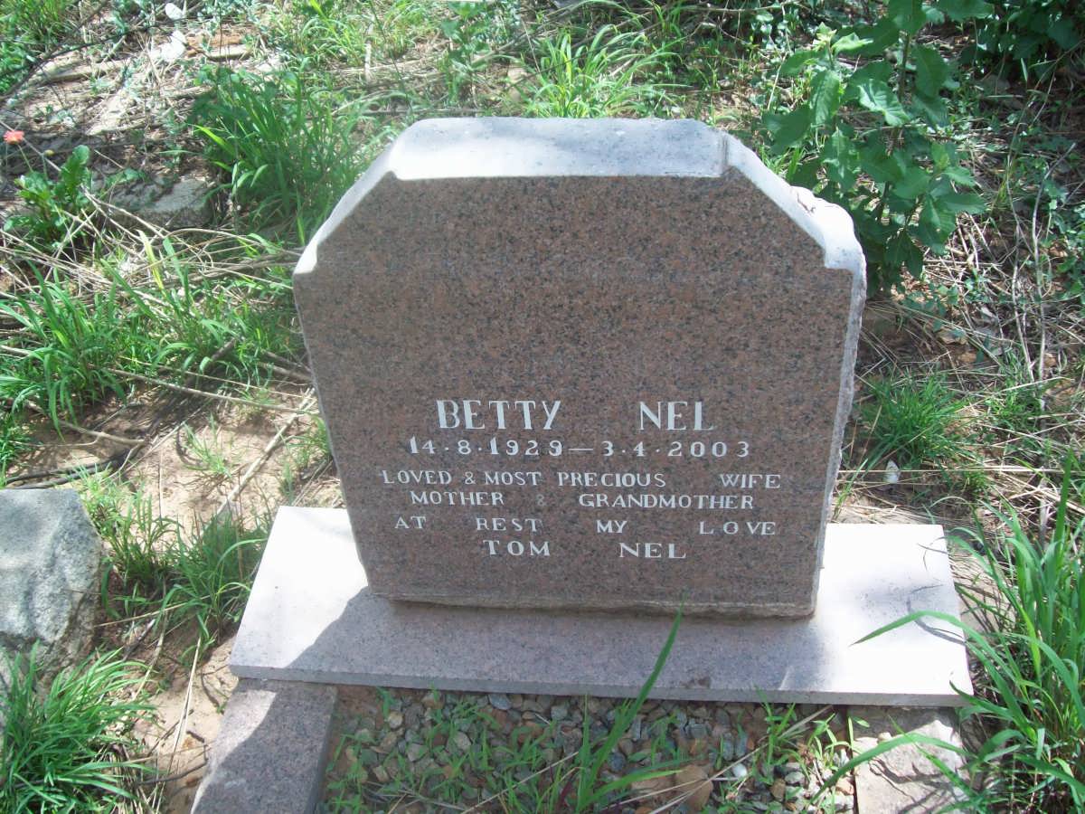 NEL Betty 1929-2003