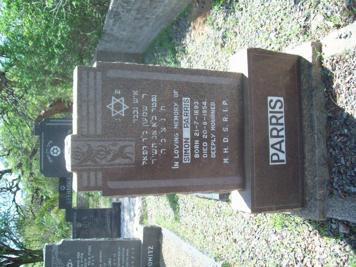 PARRIS Simon 1893-1954