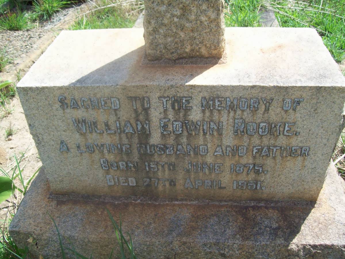ROOKE William Edwin 1875-1951