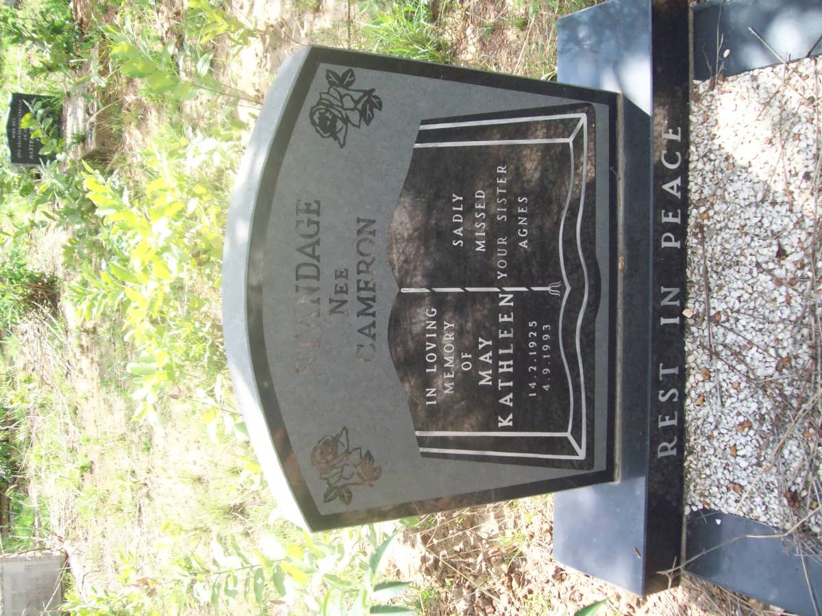 STANDAGE May Kathleen nee CAMERON 1925-1993