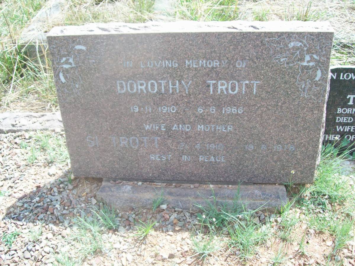 TROTT Dorothy 1910-1966 :: TROTT S. 191?-19??