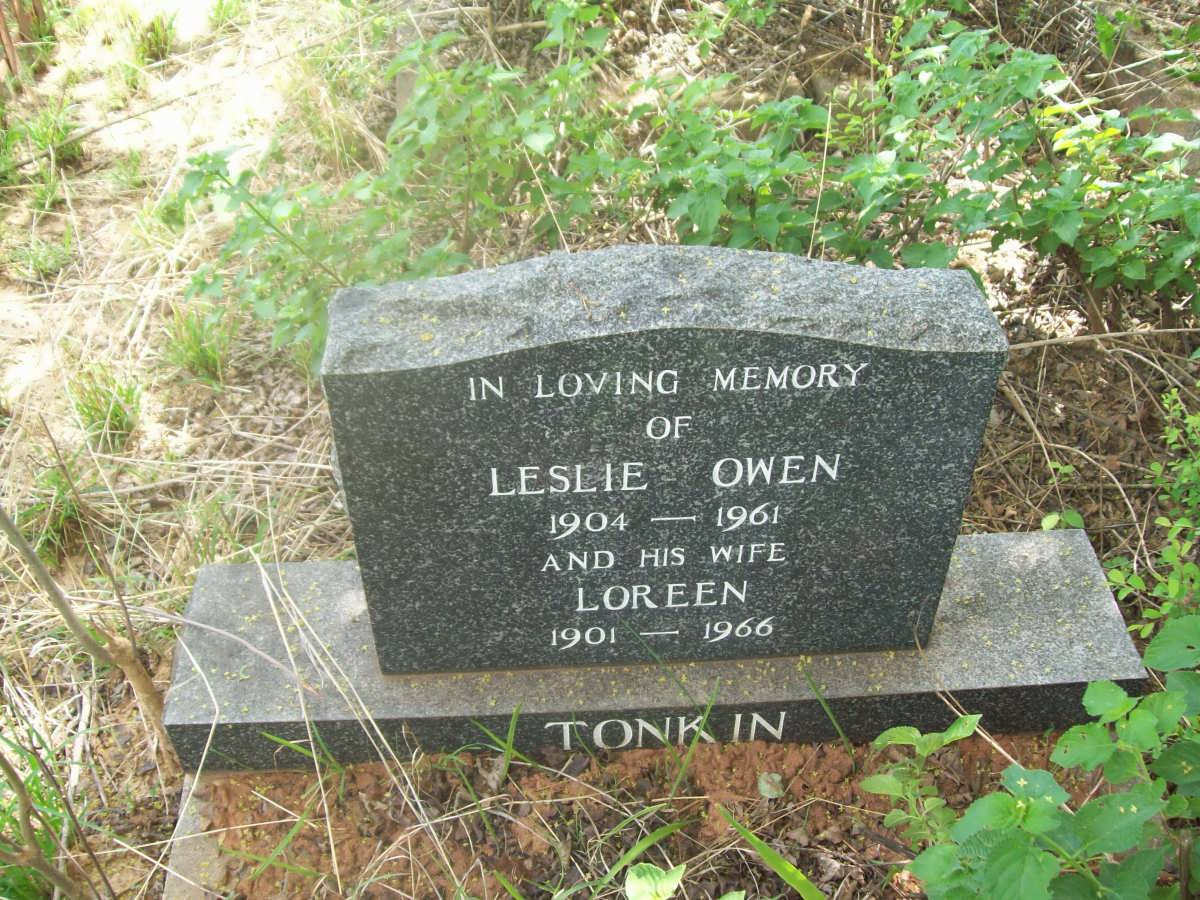 TONKIN Leslie Owen 1904-1961 &amp; Loreen 1901-1966