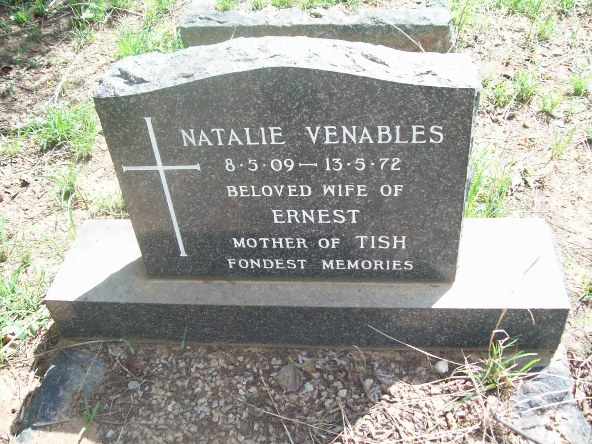 VENABLES Natalie 1909-1972
