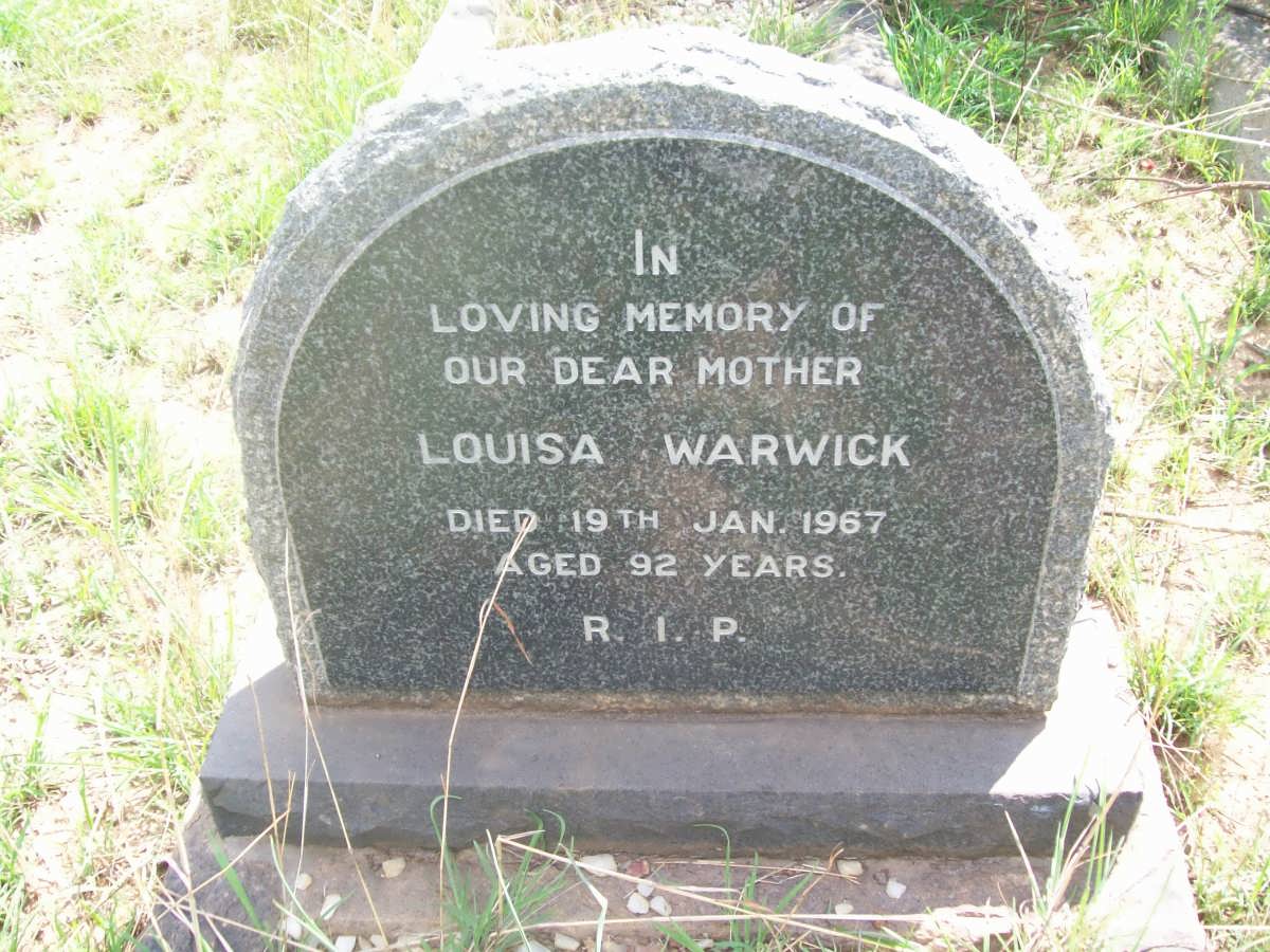 WARWICK Louisa -1967