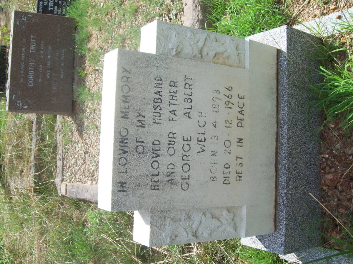 WELCH George Albert 1893-1966
