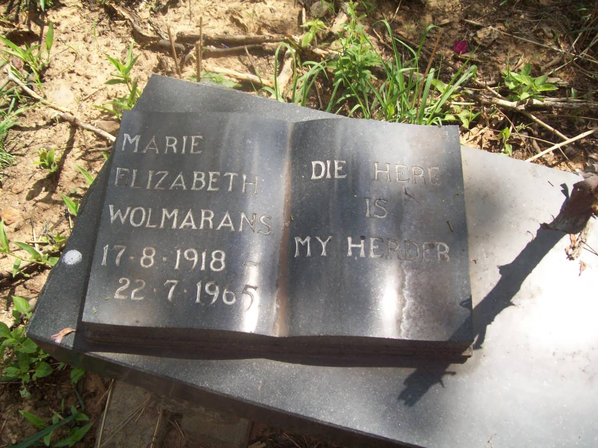 WOLMARANS Marie Elizabeth 1918-1965