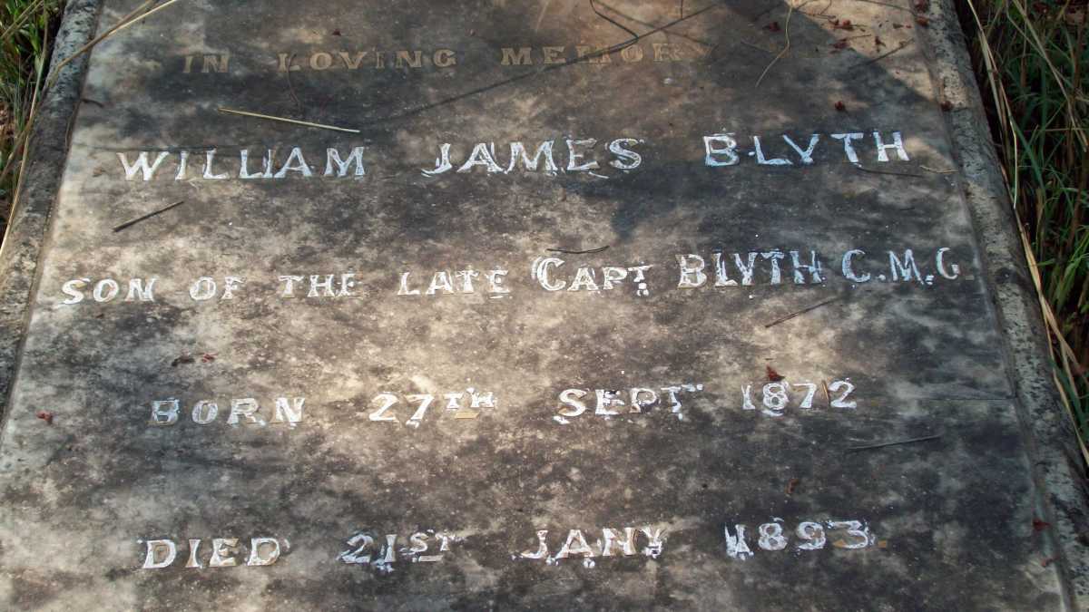 BLYTH William James 1872-1893