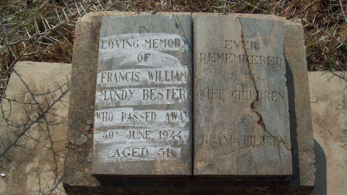 BESTER Francis William Mandy -1944