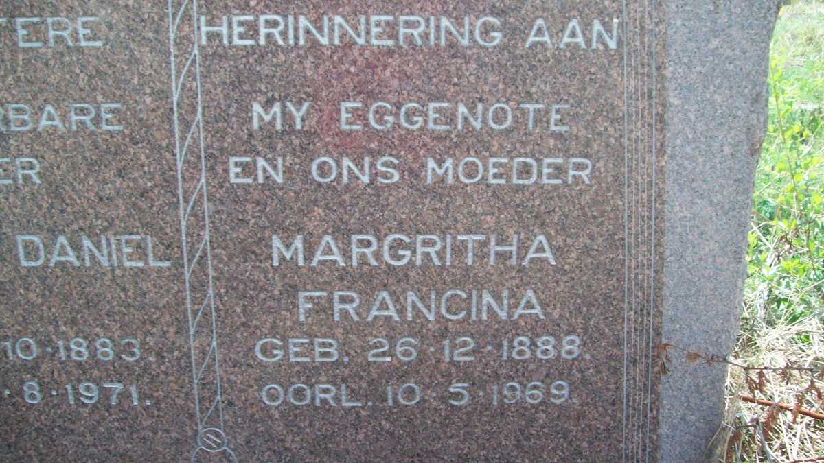 BILJON Margritha Francina, van 1888-1969
