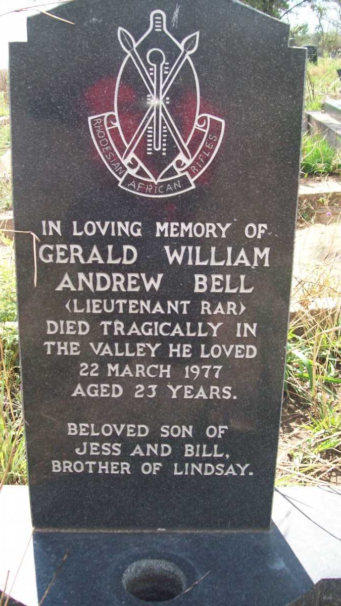 BELL Gerald William Andrew -1977