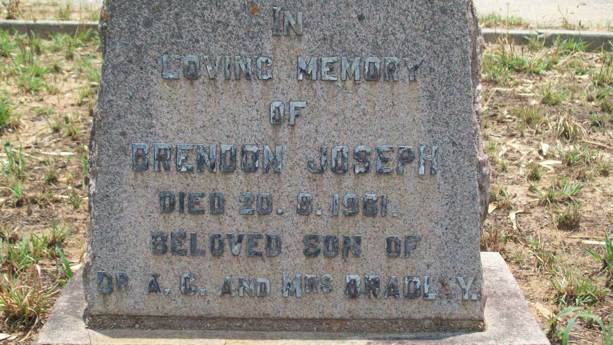 BRADLEY Brendon Joseph -1961