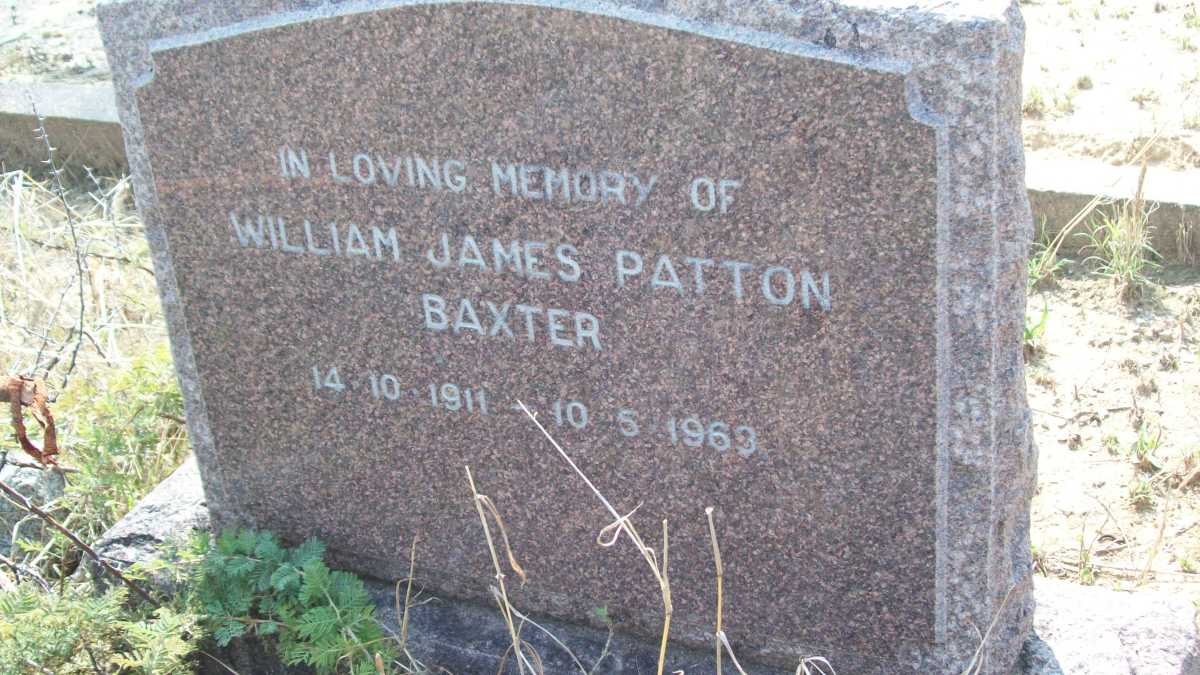 BAXTER William James Patton 1911-1969