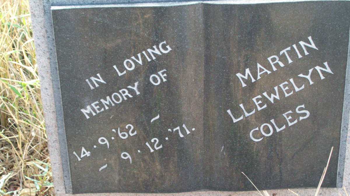 COLES Martin Llewelyn 1962-1971