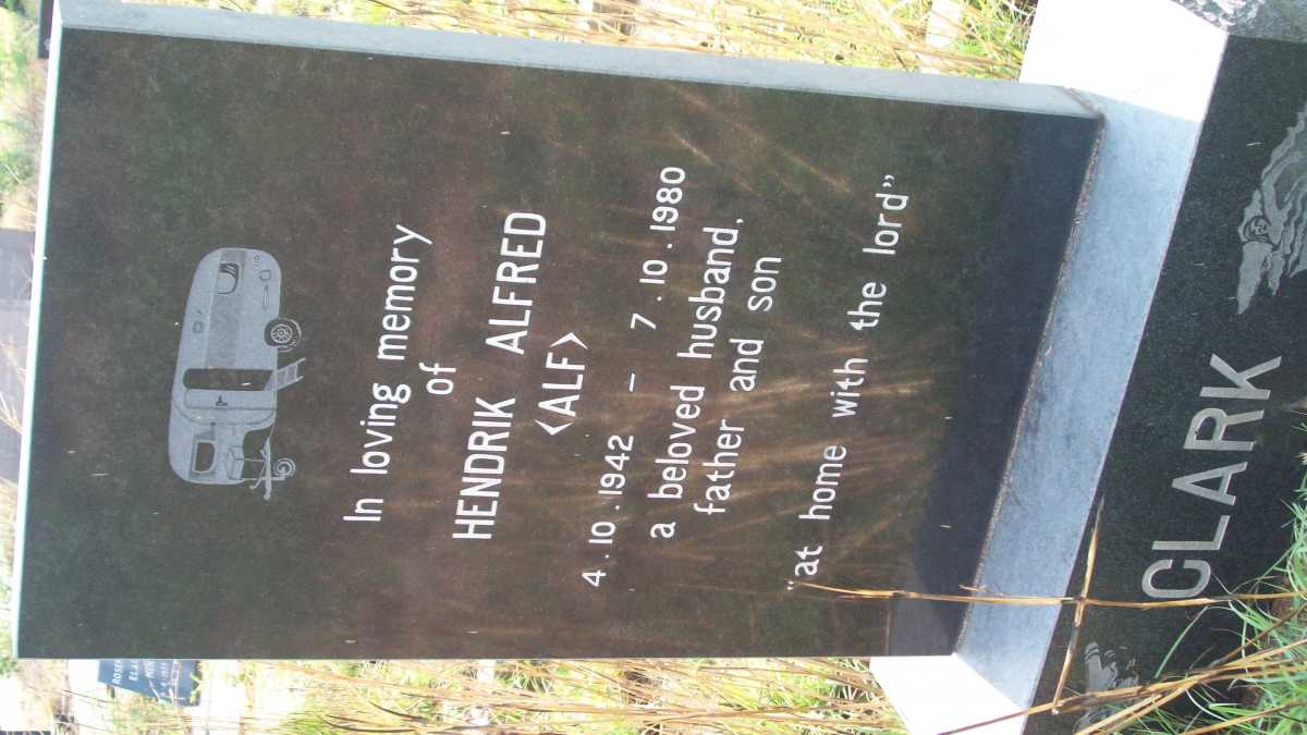 CLARK Hendrik Alfred  1942-1980