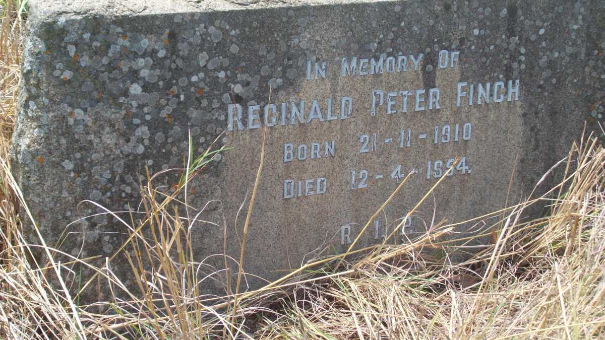 FINCH Reginald Peter 1910-1954