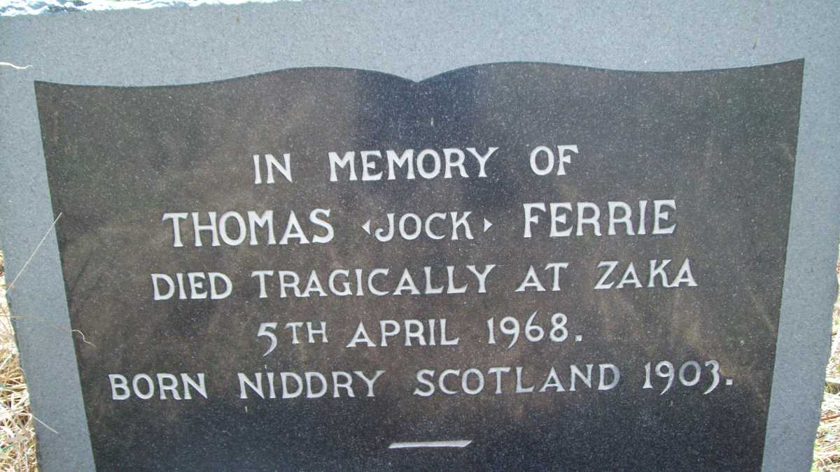 FERRIE Thomas 1903-1968