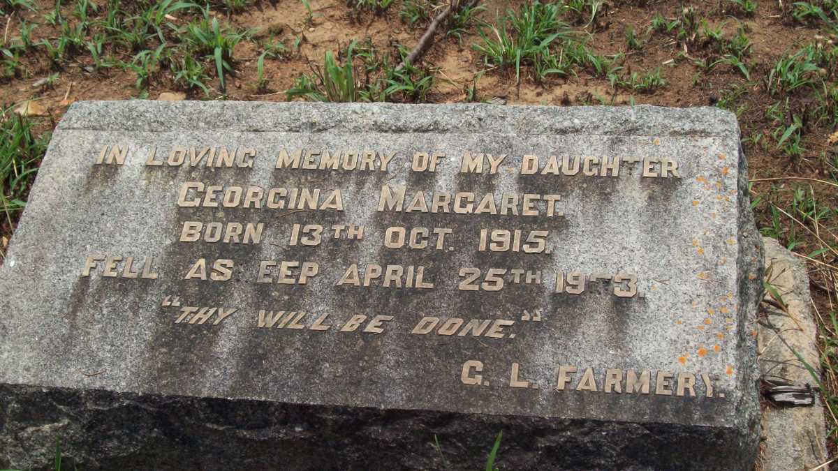 FARMERY Georgina Margaret 1915-19?3