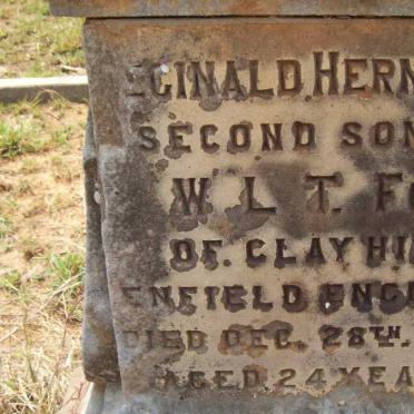 FOY Reginald Herne -1896