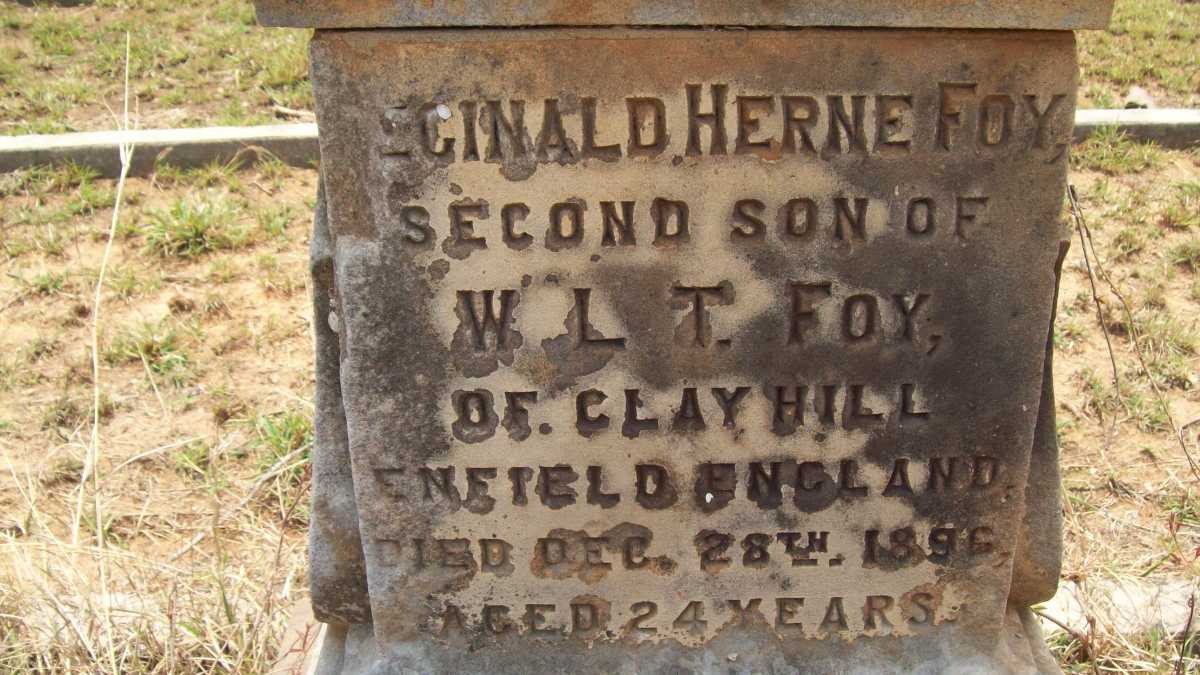 FOY Reginald Herne -1896