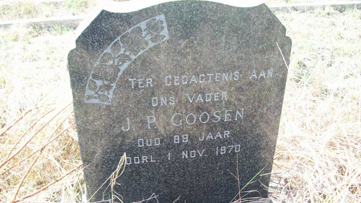 GOOSEN J.P.  -1970