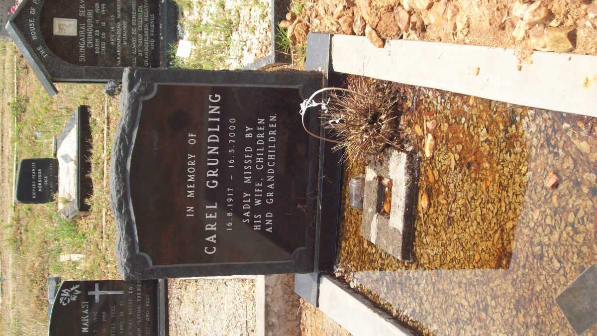 GRUNDLING Carel 1917-2000