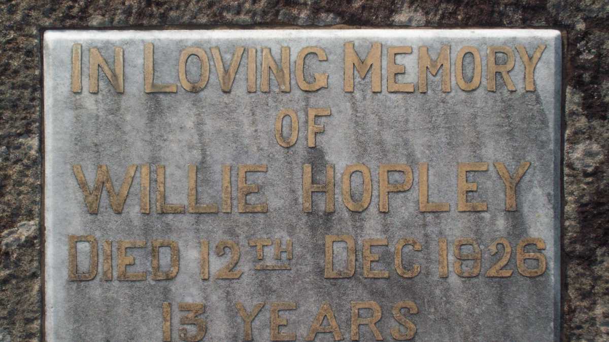 HOPLEY William -1926