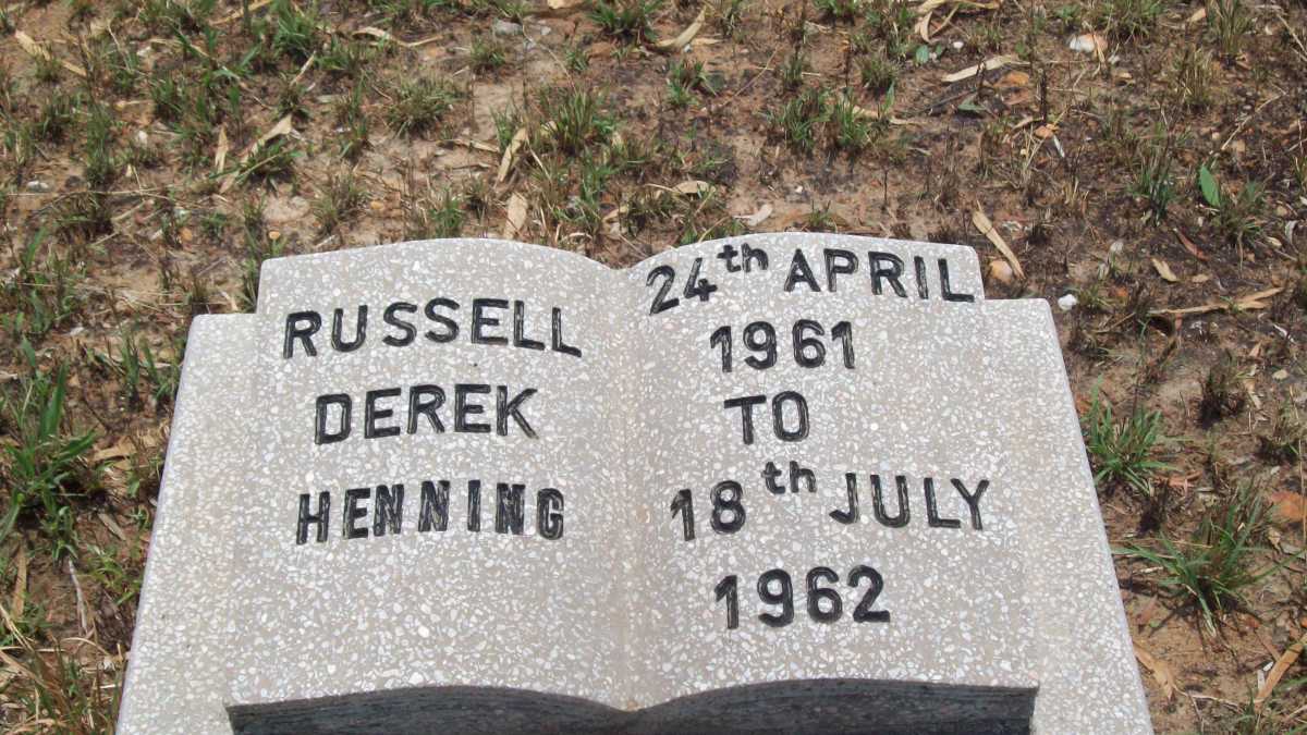 HENNING Russell Derek 1961-1962