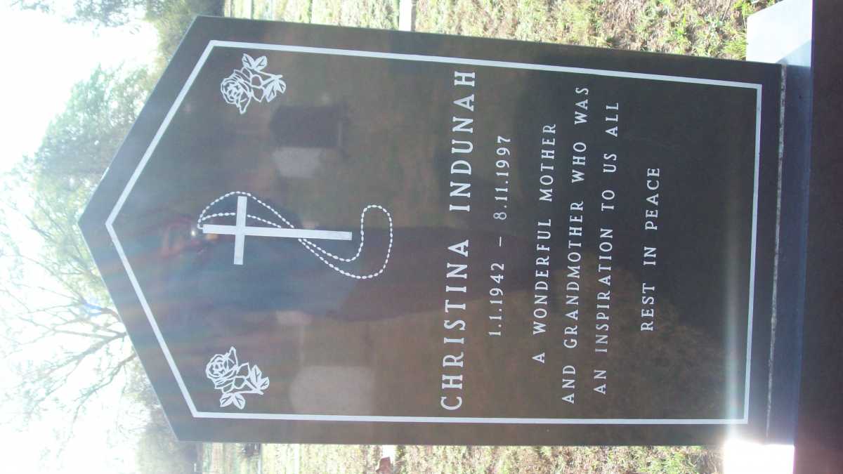 INDUNAH Christina 1942-1997
