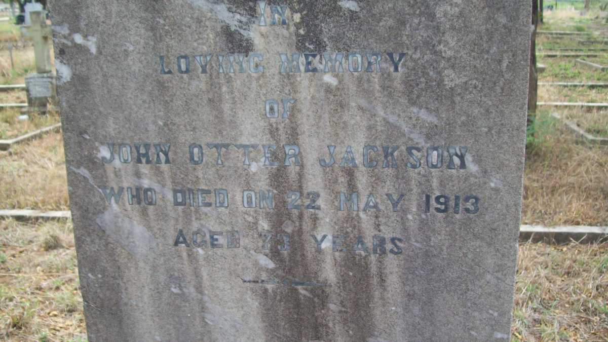 JACKSON John Otter -1913