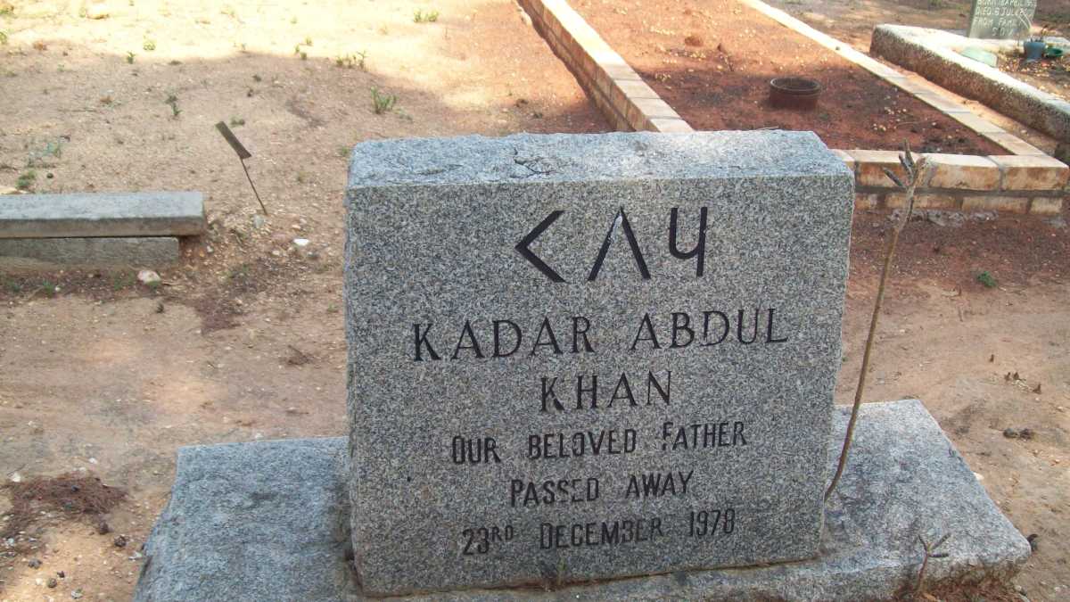 KHAN Kadar Abdul -1978