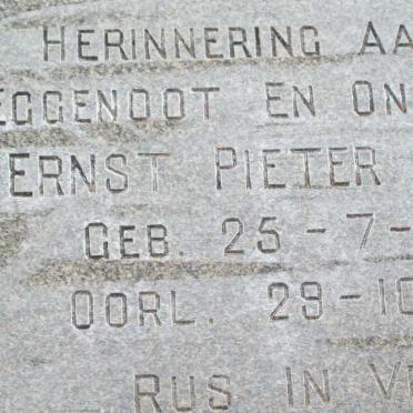KRUGER Ernst Pieter 1895-1961