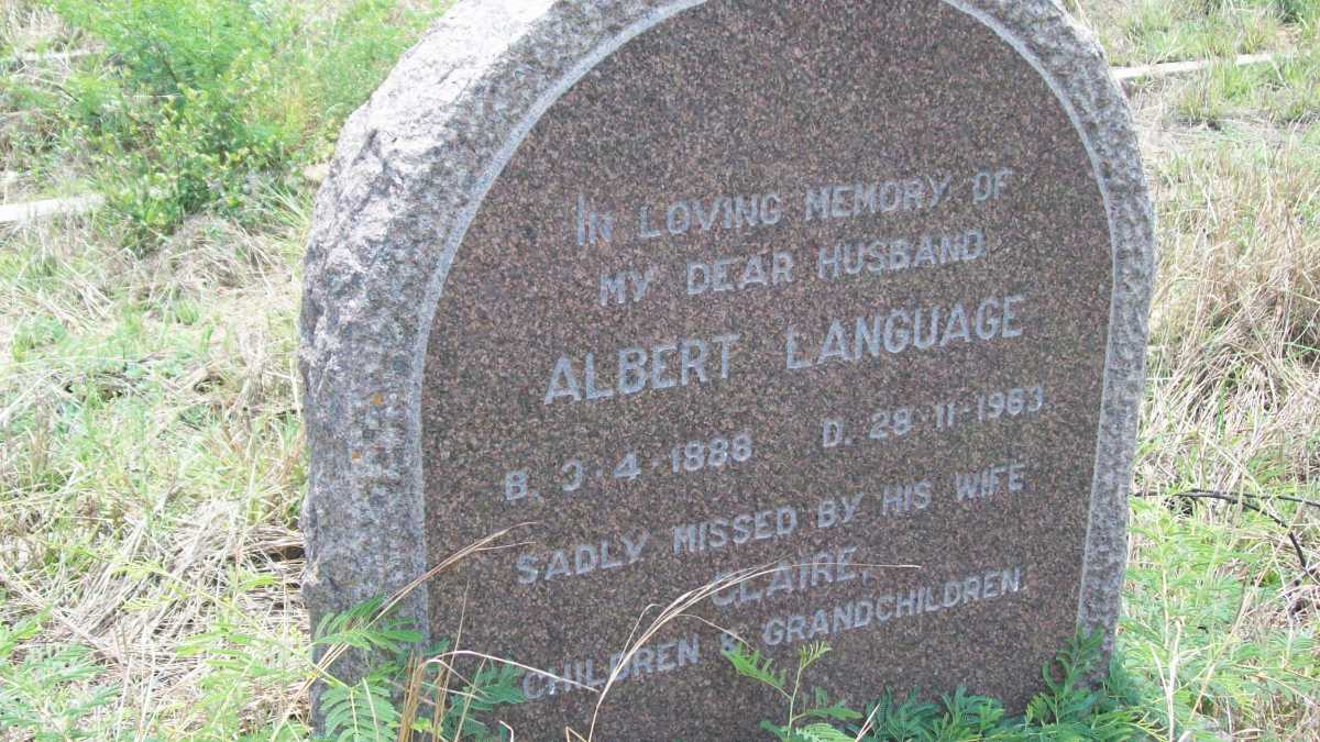 LANGUAGE Albert 1888-1963