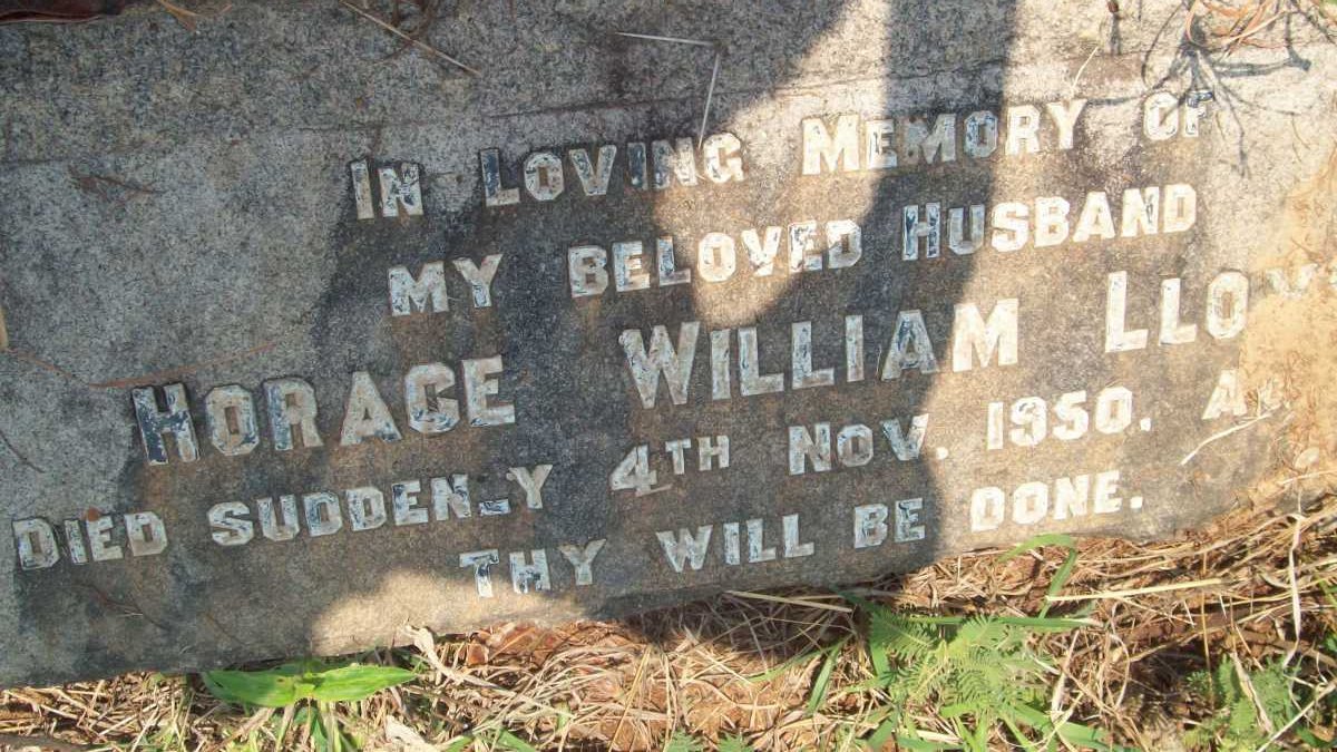 LLOYD Horace William -1950