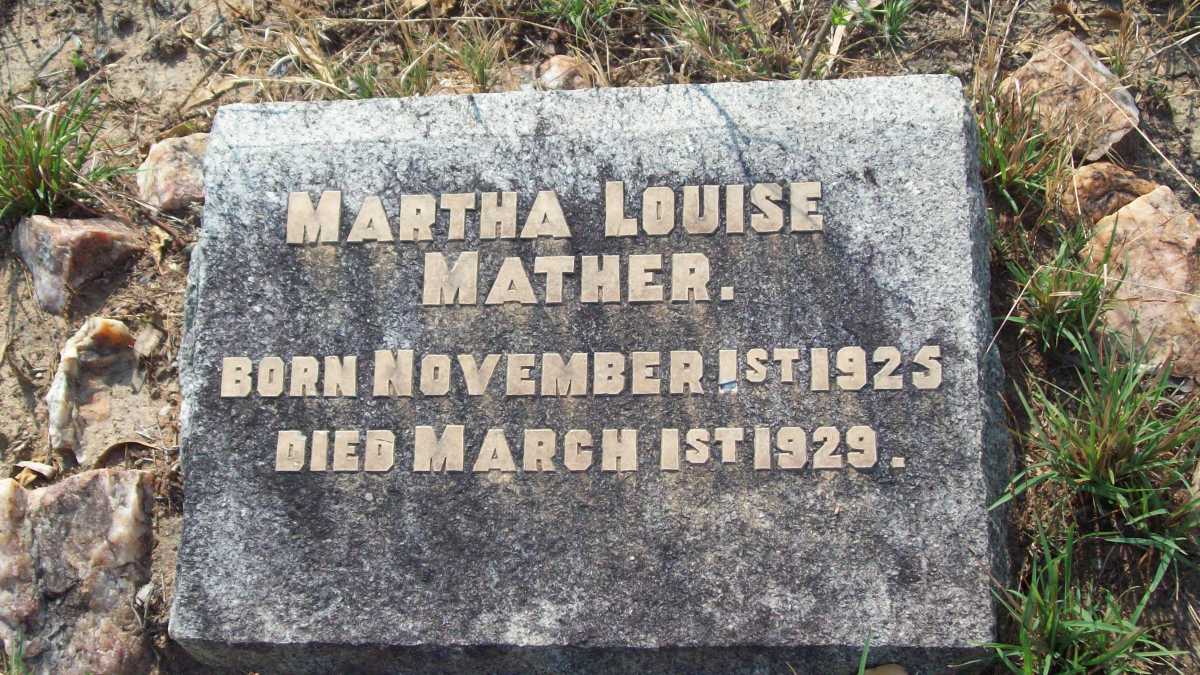 MATHER Martha Louise 1925-1929