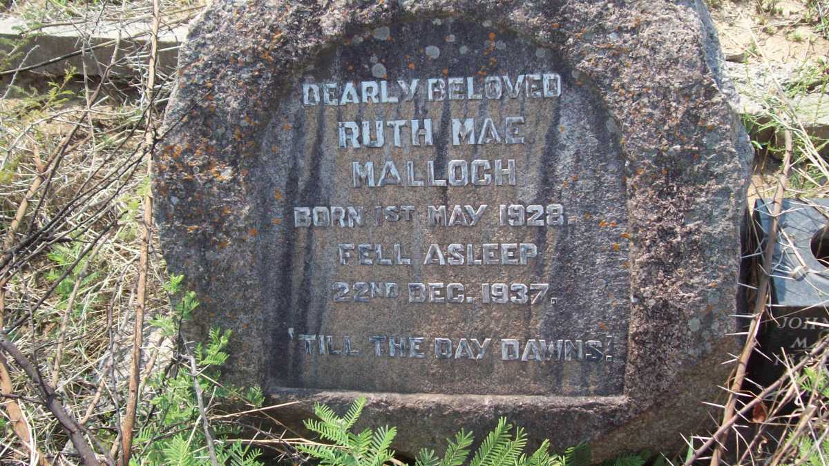 MALLOCH John McVicar 1893-1969 :: MALLOCH Ruth Mac 1928-1937