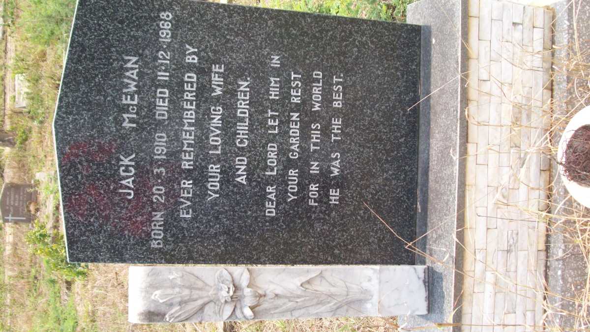 McEWAN Jack  1910-1968