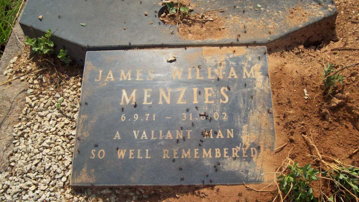 MENZIES James William 1971-2002