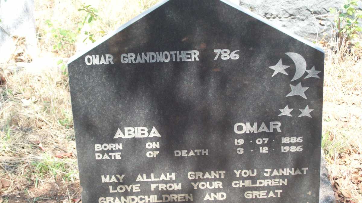 OMAR Abiba 1886-1986
