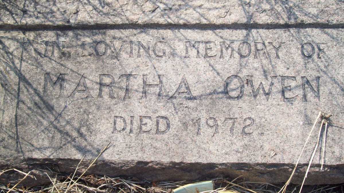 OWEN Martha -1972