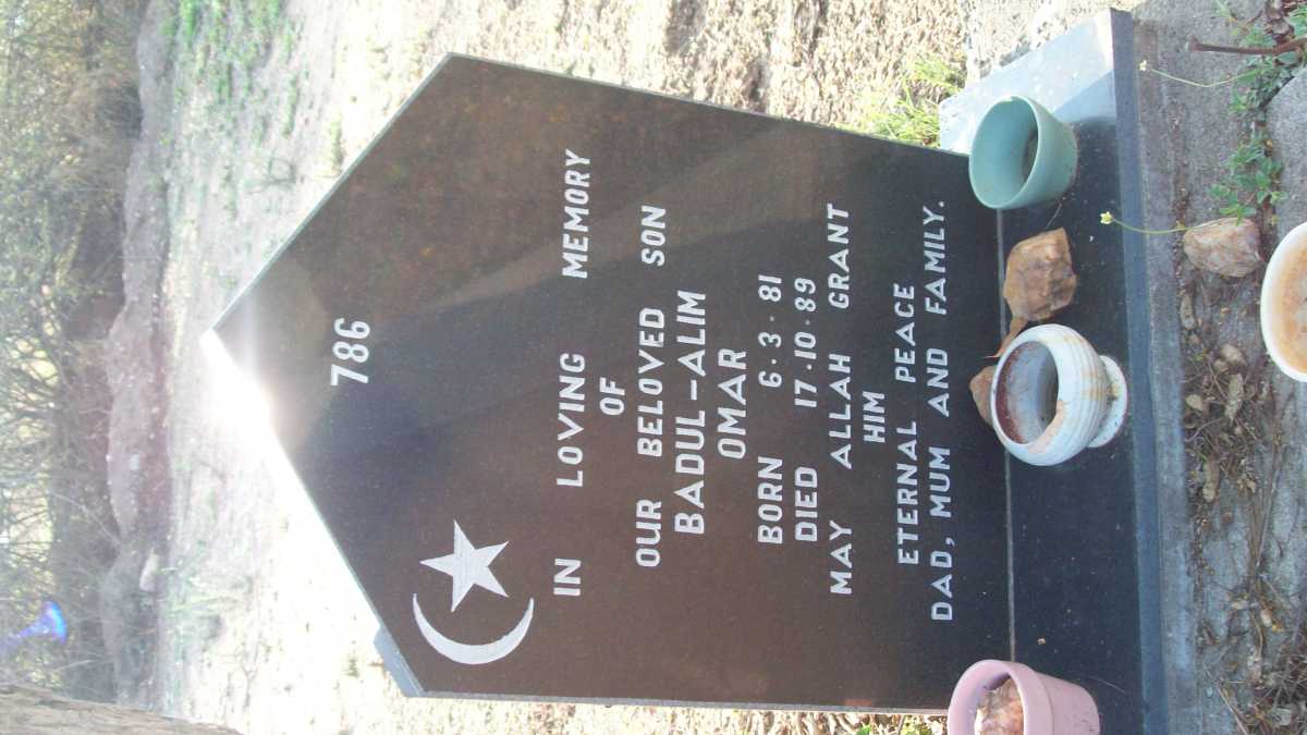 OMAR Badul-Alim 1981-1989
