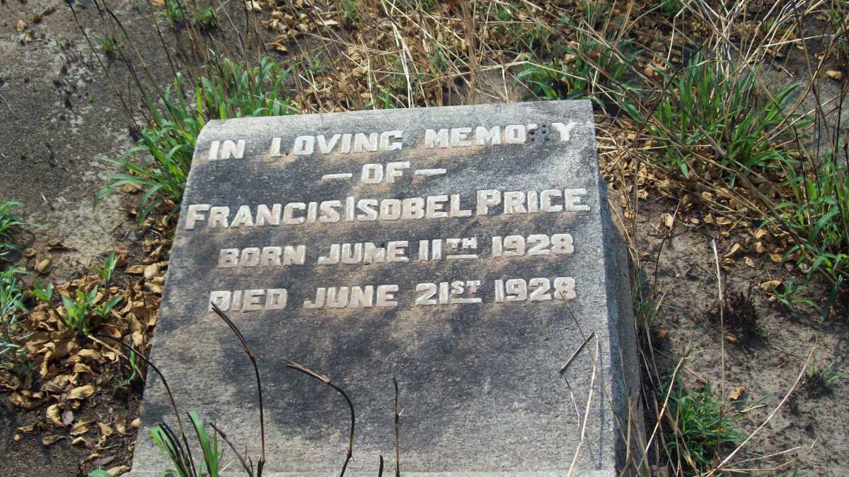 PRICE Francis Isobel 1928-1928