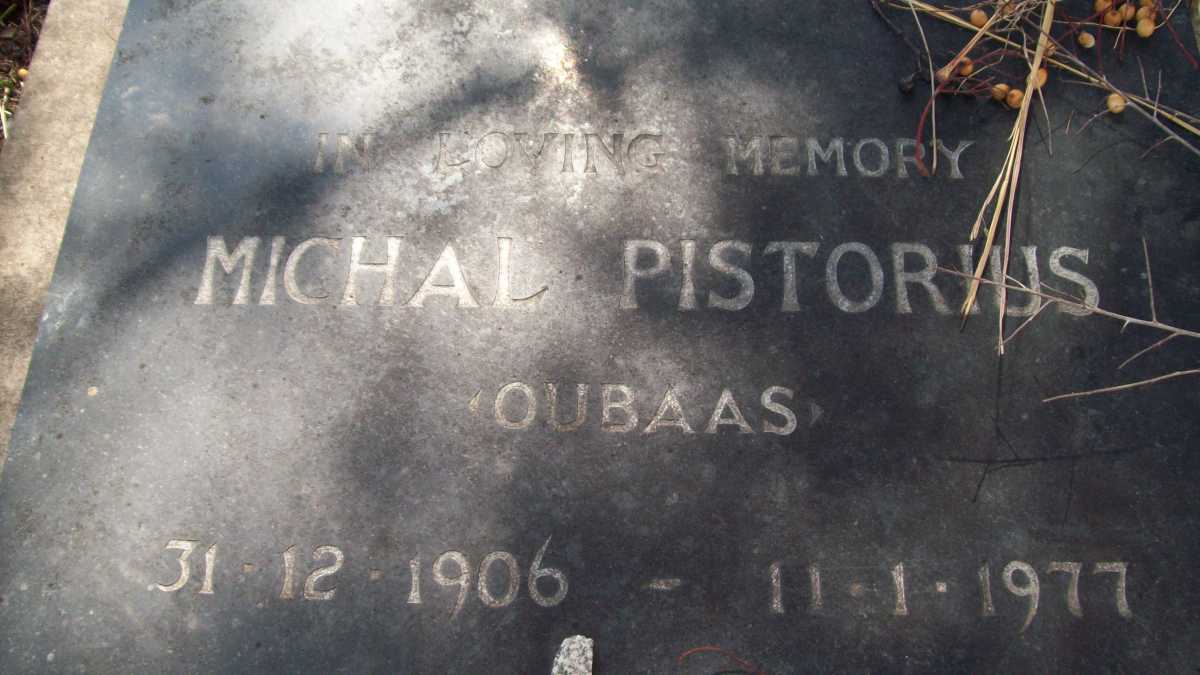PISTORIUS Michal 1906-1977