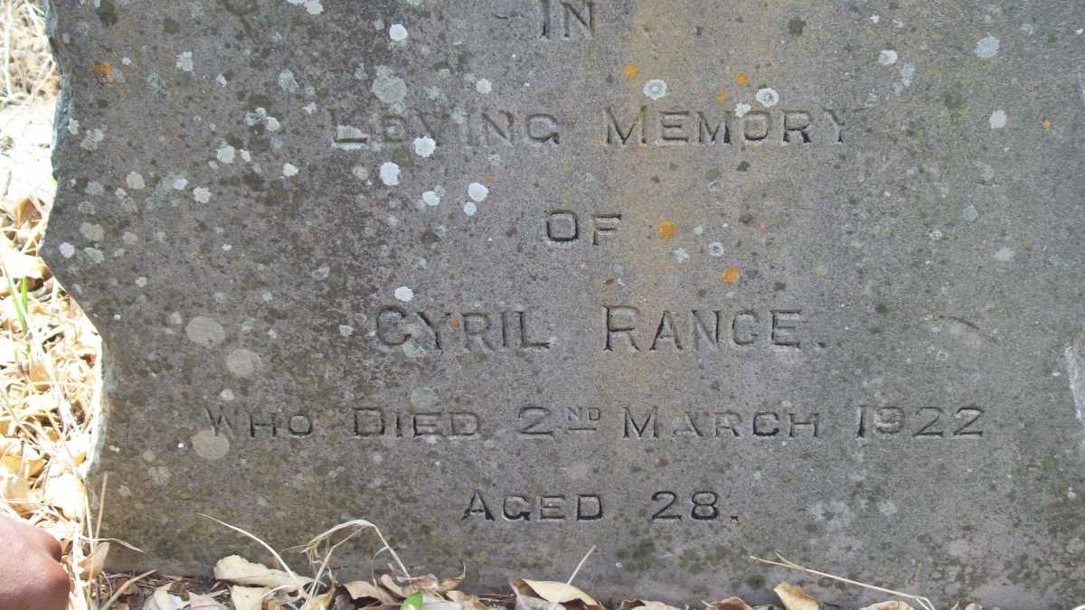 RANGE Cyril -1922