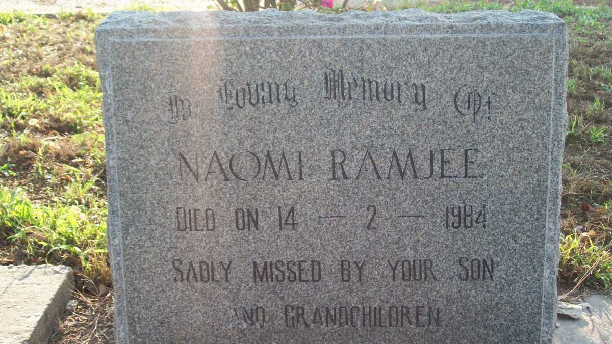 RAMJEE Naomi -1984