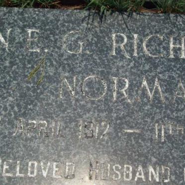 RICHARDS N.E.G. 1912- 198?